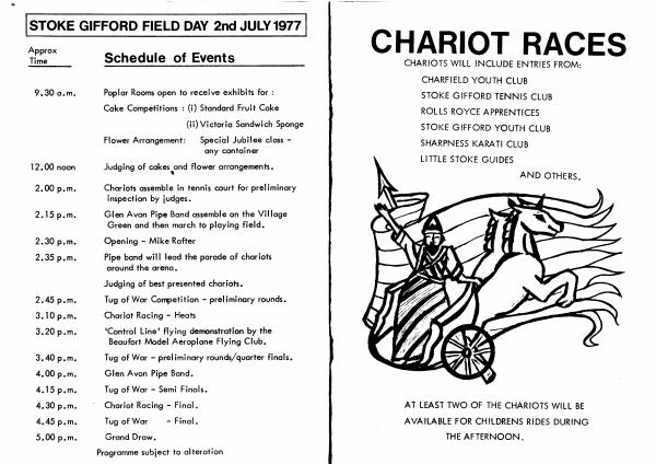 
Photo of Stoke Gifford Field day programme