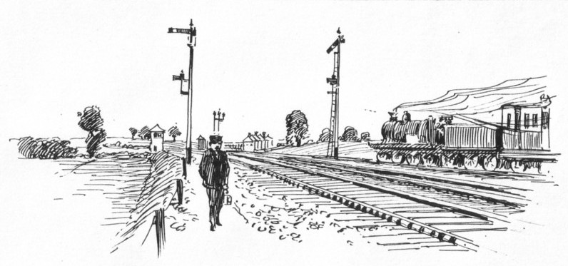 Loxton Print of Railway at Stoke Gifford