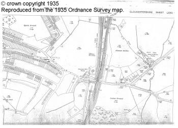 Map Stoke Gifford  1935