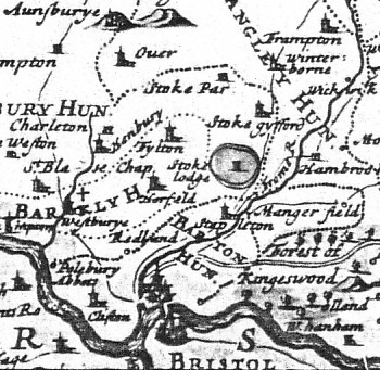 Map Morden 1722