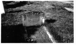 Photo of grave in St. Michaels graveyard