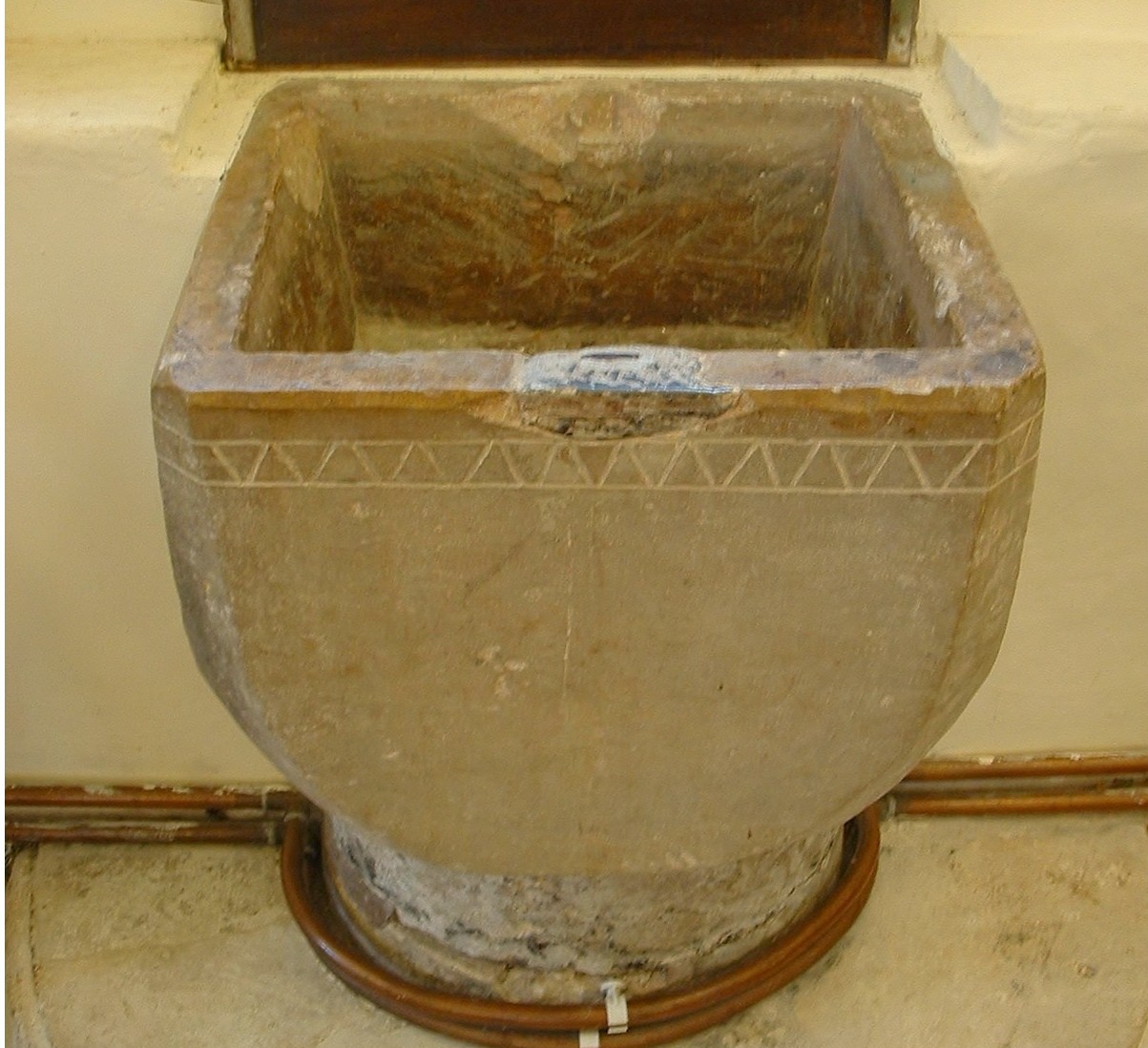 Photograph of St Michaels Church Font