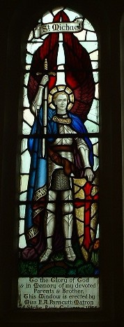 Photograph of St Michaels Church St Michael window