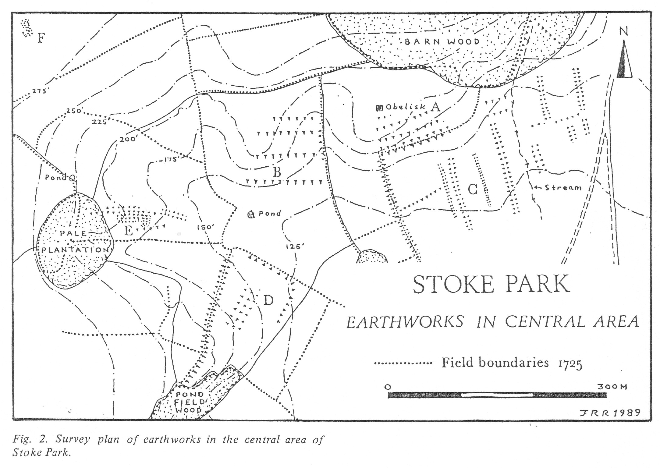 Stoke Park Earhworks Plan