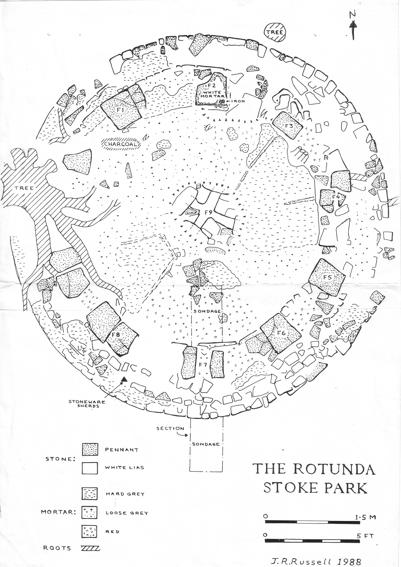 Photo Stoke Park Rotunda plan