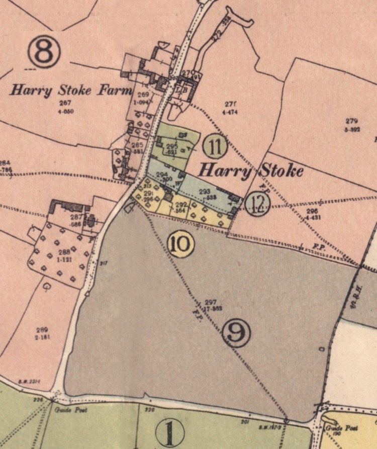 1915 sale plan Harry Stoke with clickable sections