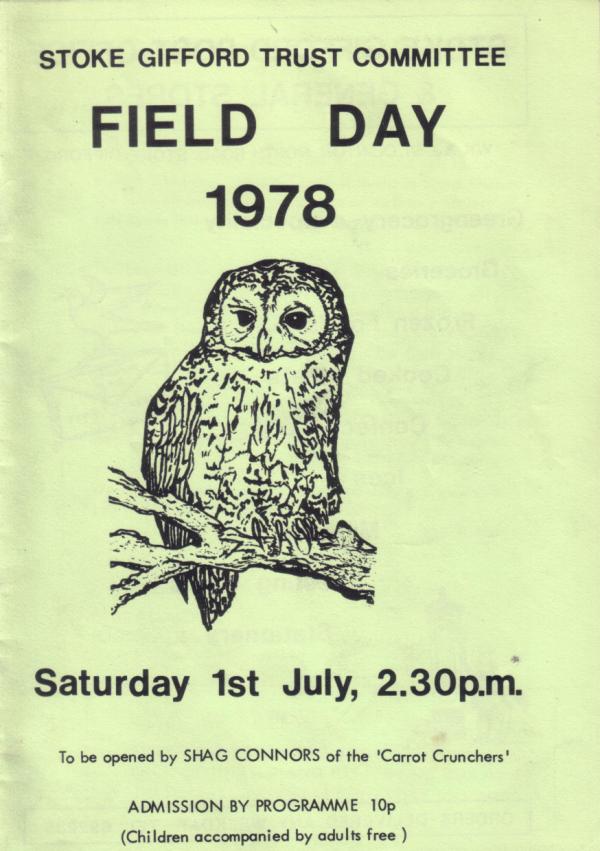 
Photo of Stoke Gifford Field day programme 1978