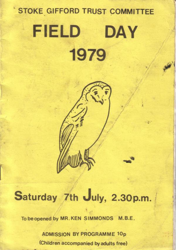 
Photo of Stoke Gifford Field day programme 1979