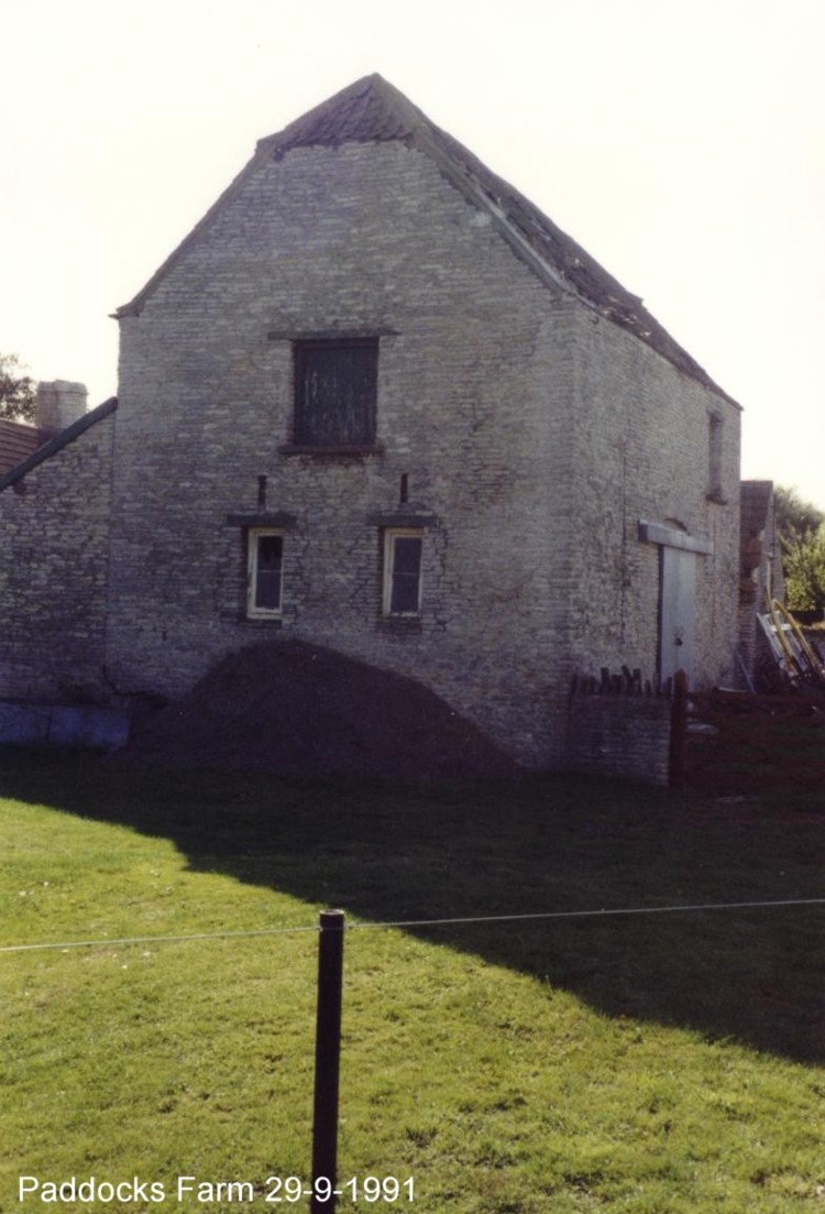 Photo of Harry Stoke Farm later called the Paddocks Farm