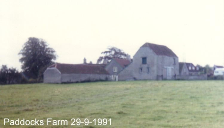 Photo of Harry Stoke Farm later called the Paddocks Farm