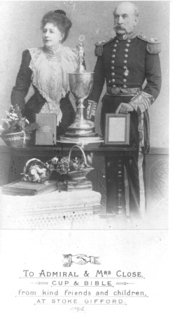 photo of Admiral and Mrs Close
