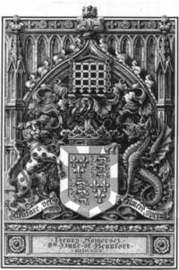 The arms of the Duke of Beaufort