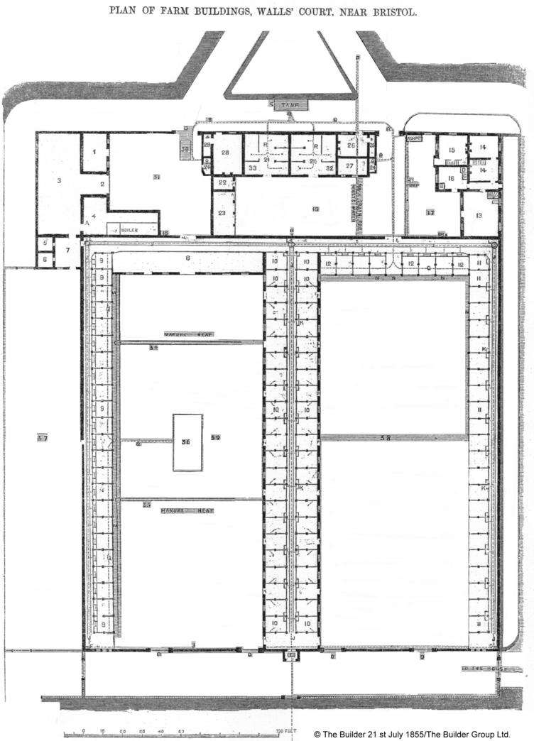 Walls court Farm Plan layout